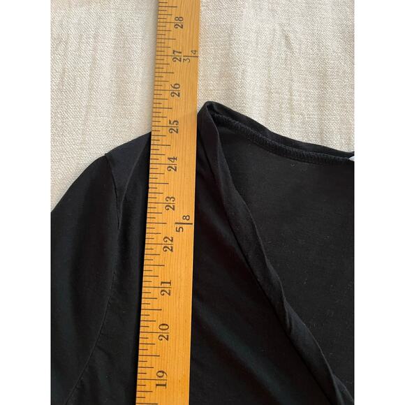 James Perse Standard Deep V Long Sleeve Tee - 1 (S) - Picture 6 of 7